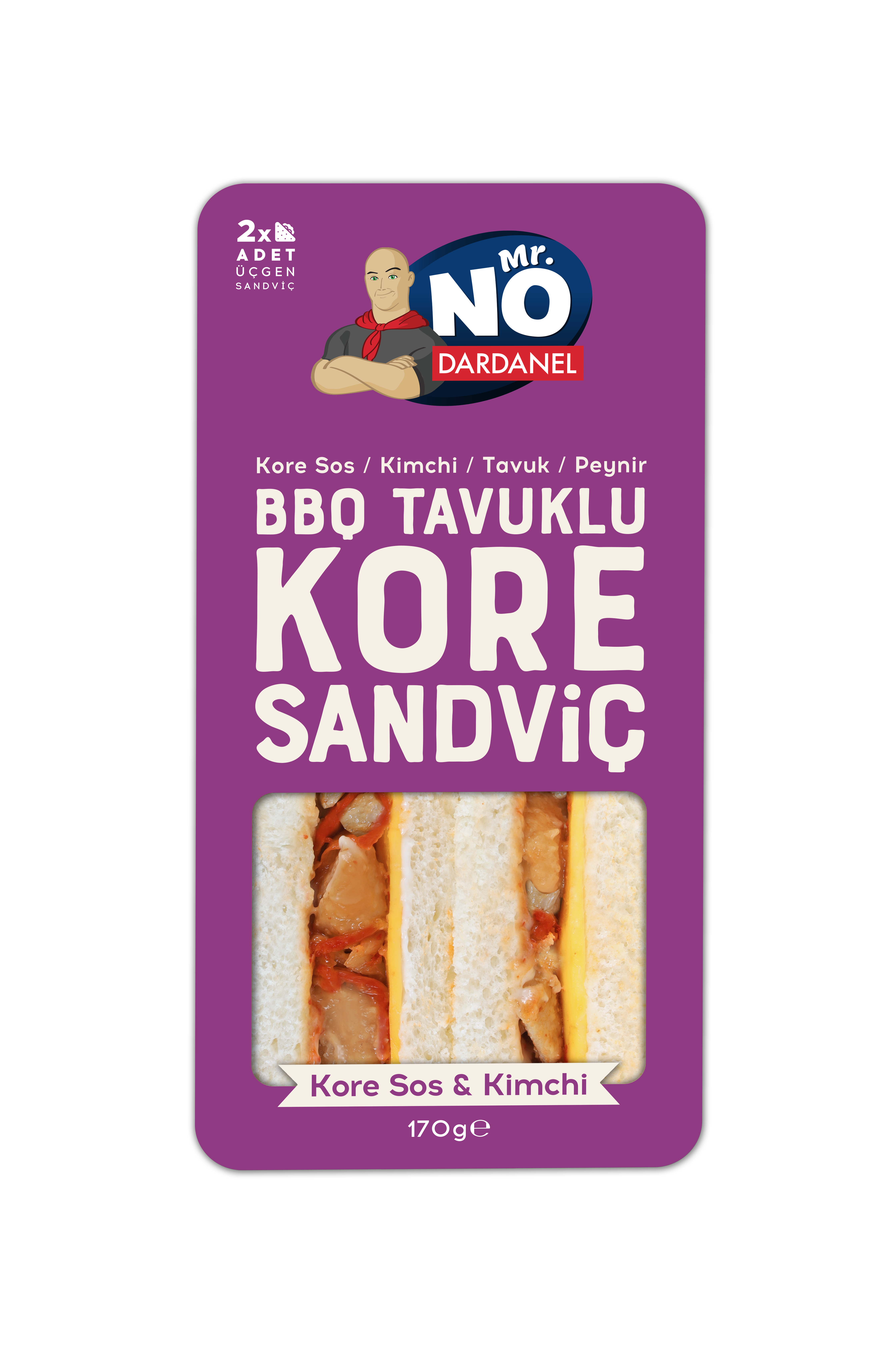 Kore Soslu Kimchili Sandvi�