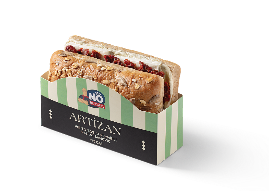 Artizan Pesto Soslu Peynirli Sandvi�